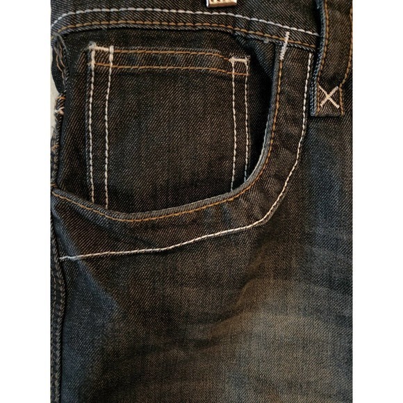 Truth Substance Common Sense Blue Men's Denim Shorts Size 38 Dark Wash - Picture 7 of 7